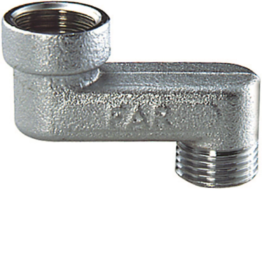 Эксцентрик латунный FAR FC 5560 1/2″x1/2″ Ду15x15 Ру10 Длина – 6 см, НР-ВР хромированный