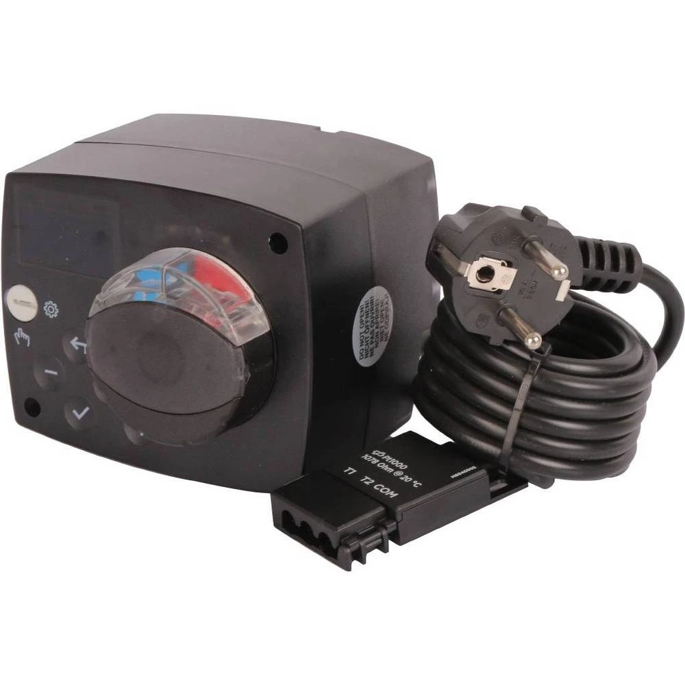 Электропривод STOUT SVM-0015 230В для смесительных клапанов с датчиком для фиксированной регулировки температуры, угол поворота 90°