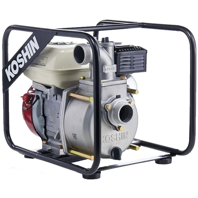 Мотопомпа Koshin STH-100X поверхностная, напор - 28м, производительность - 1450л/мин