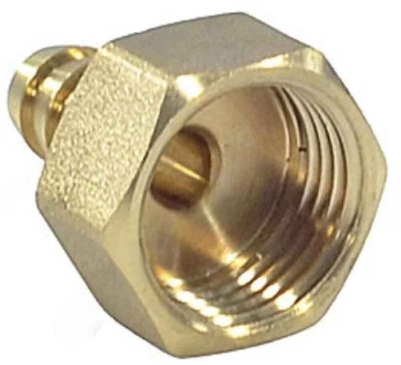 Переходник неразъемный SantechSystems Дн14x1/2″ Ру16 внутренняя резьба/штуцер, для шланга, материал – латунь