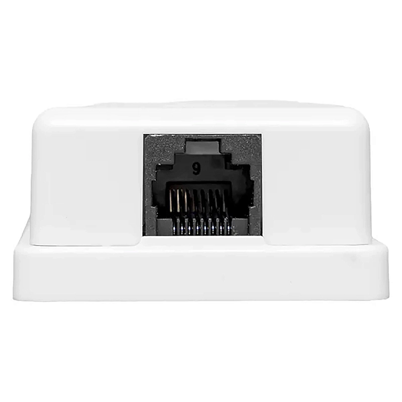 Розетка компьютерная EKF TERACOM TRC-WBOX 1RJ45 1 порт, не экранированная, цвет белый TRC-WBOX-1RJ45-5EUTP-WH